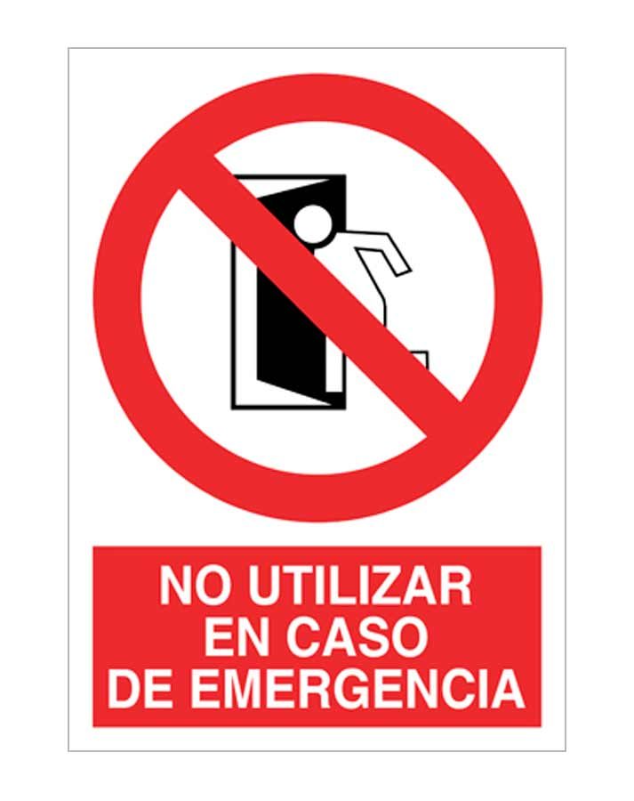 No utilizar en caso de emergencia