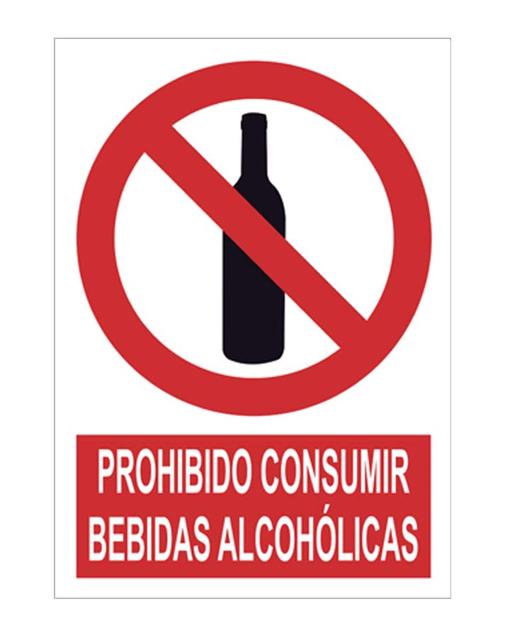 Prohibido consumir bebidas alcohólicas 2020