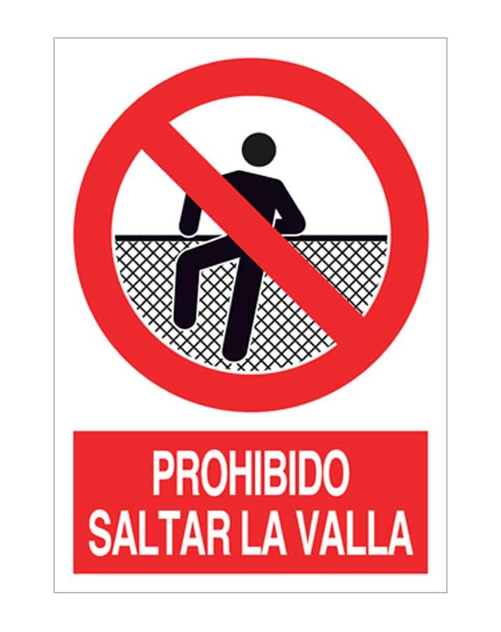 Prohibido saltar la valla
