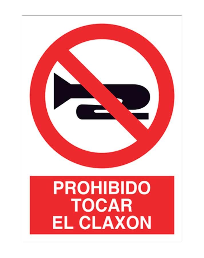 Prohibido tocar el claxon