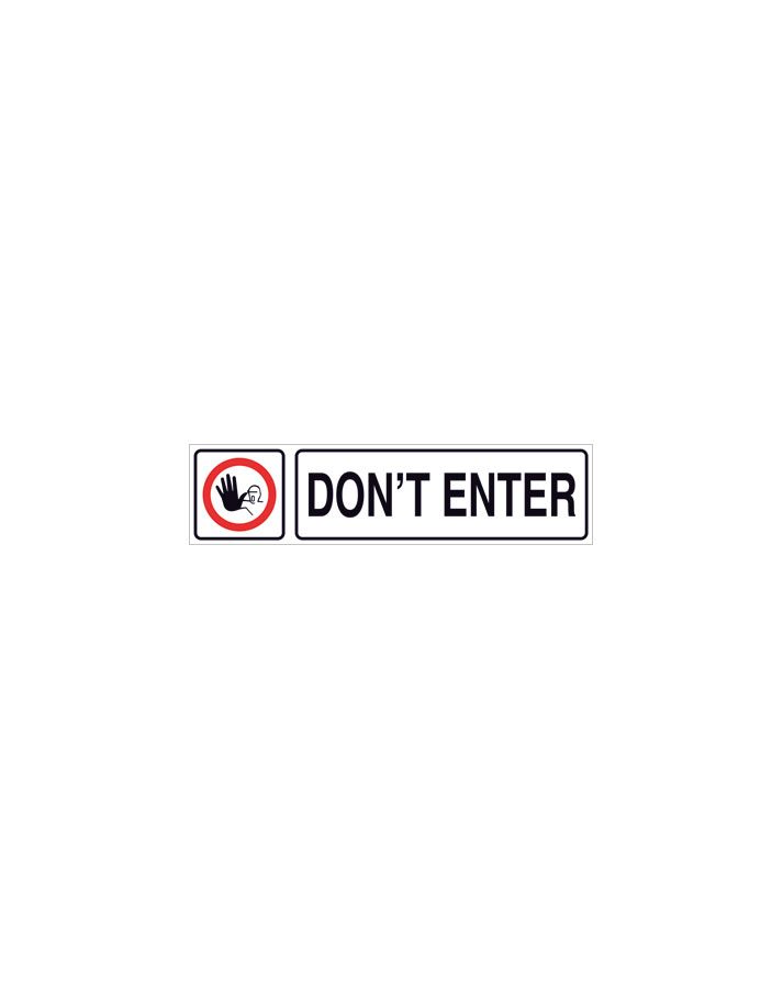 Don't Enter