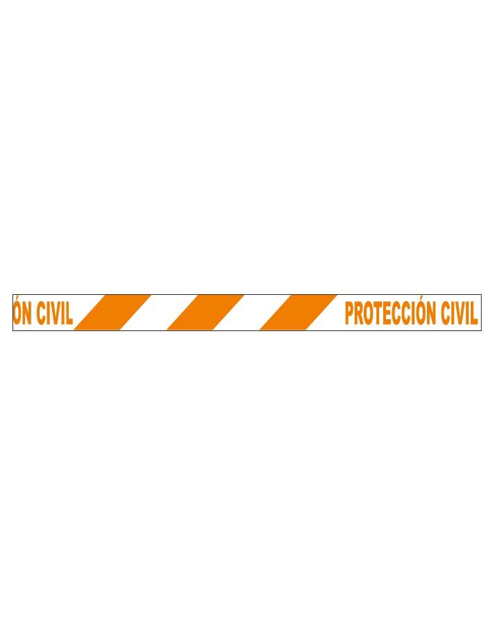 Protección civil cinta de baliza